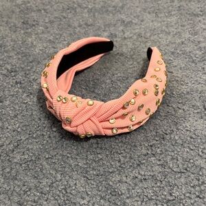 Pink Studded Headband